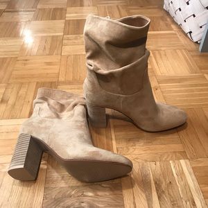 Tan Slouchie Booties BRAND NEW
